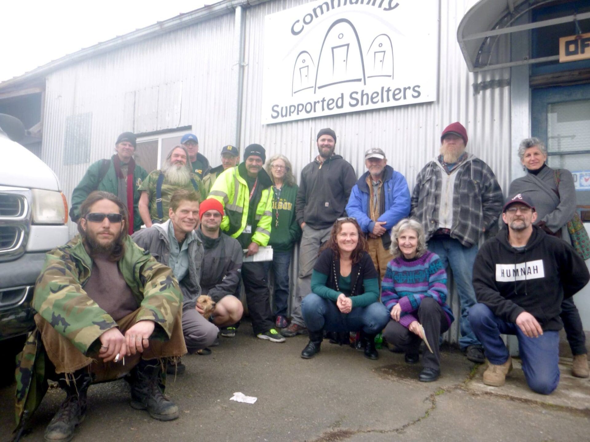 Community Supported Shelters Group All Staff People discussing about the marketing business